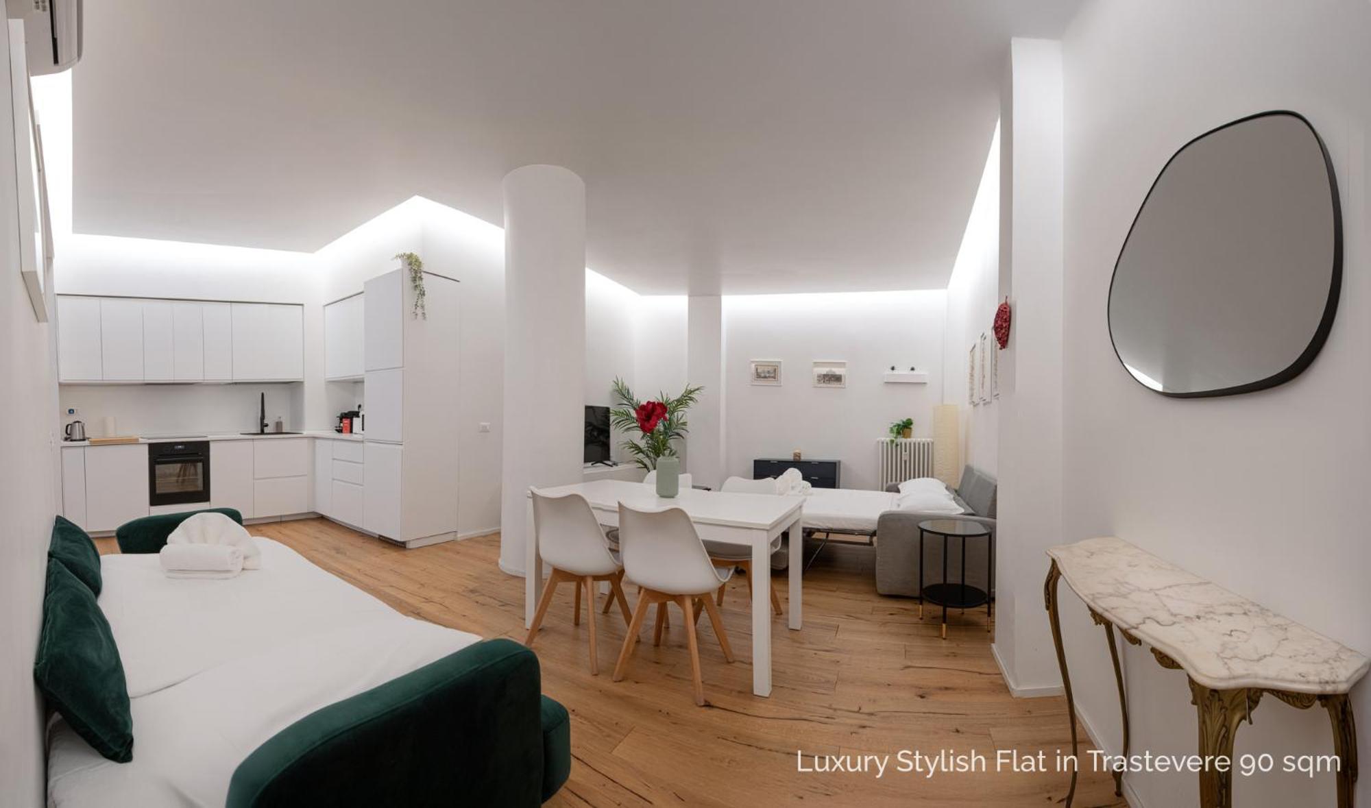 La Dolce Vita - Luxury Stylish Flats In Trastevere 70-90Sqm Rome Buitenkant foto