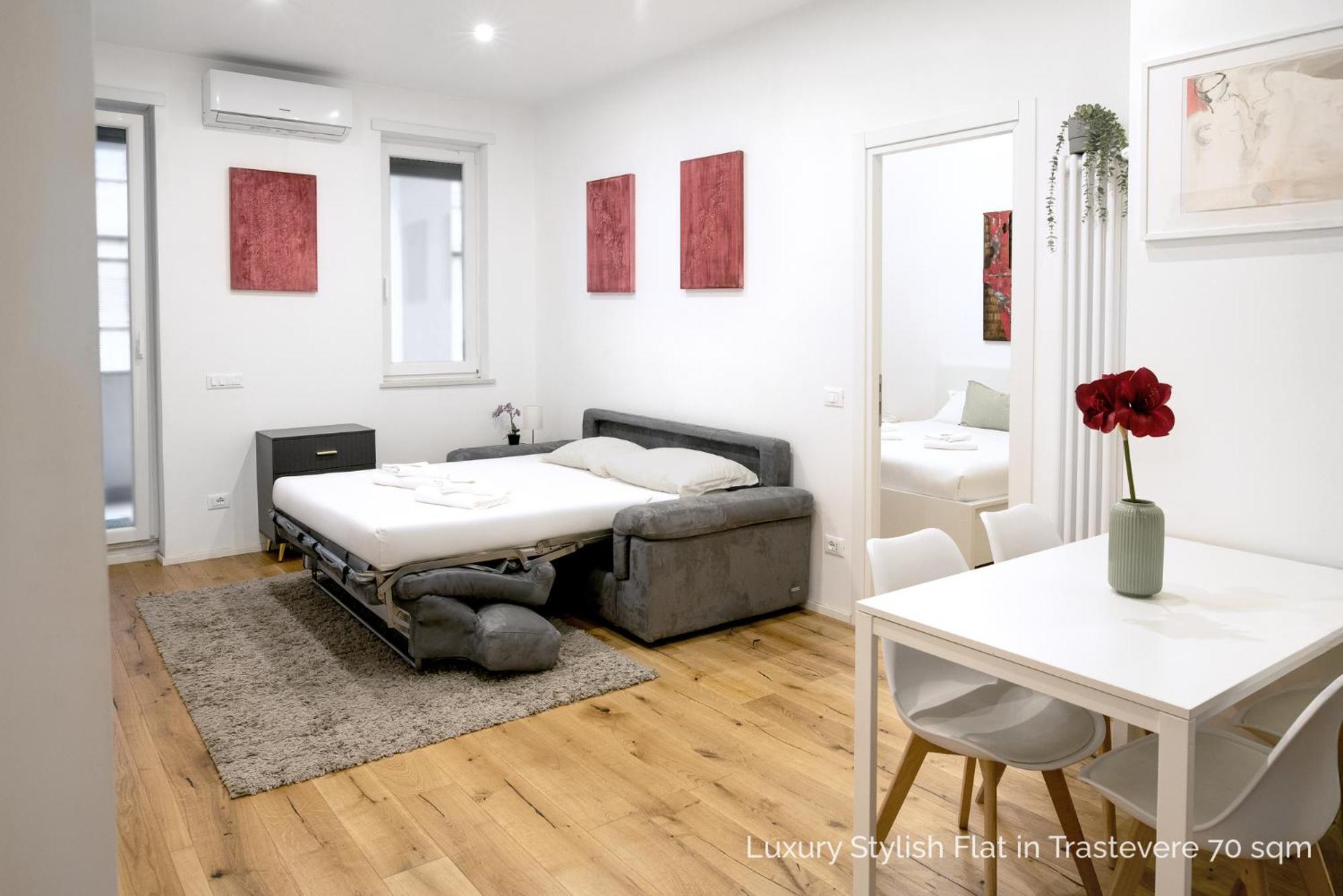 La Dolce Vita - Luxury Stylish Flats In Trastevere 70-90Sqm Rome Buitenkant foto