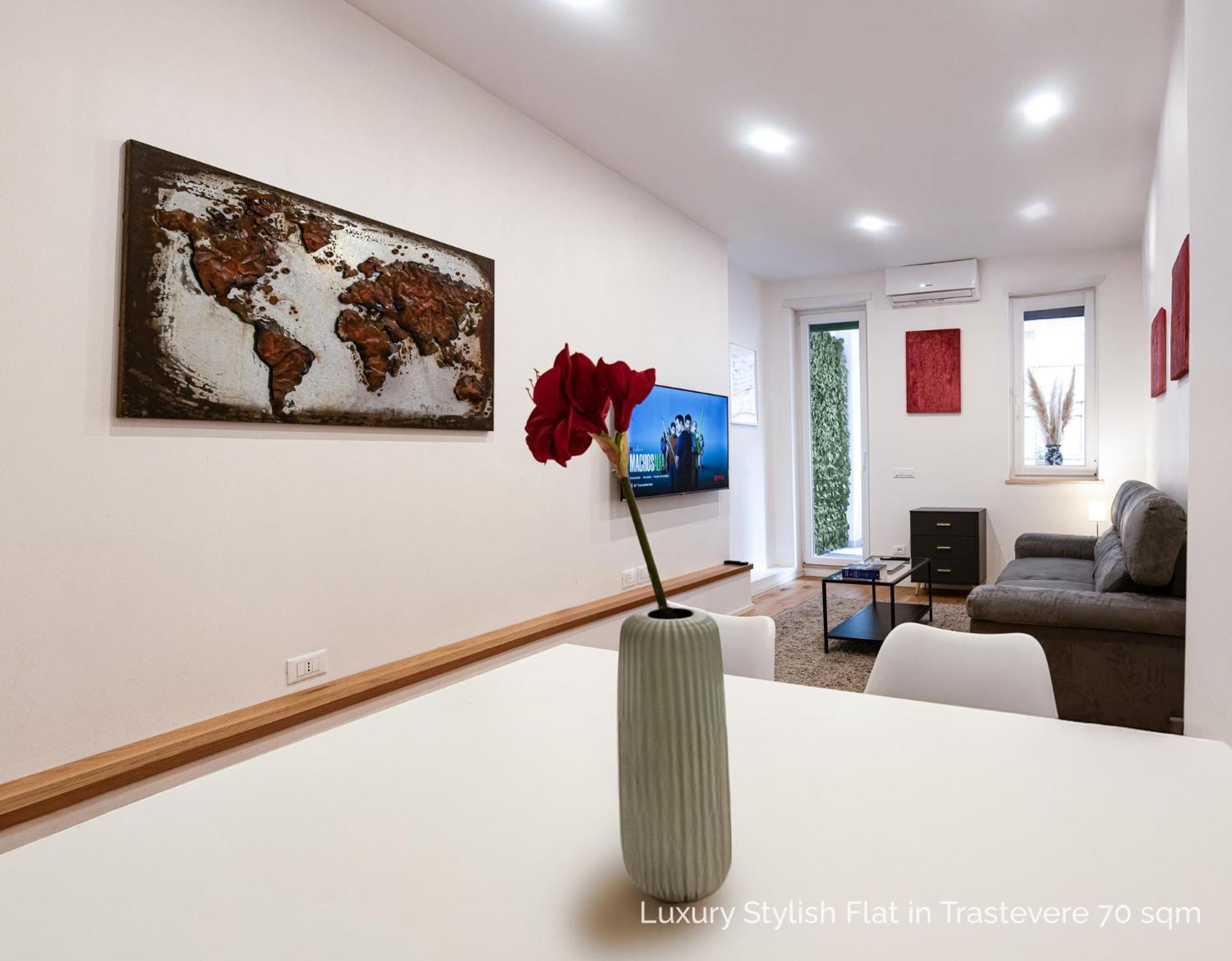 La Dolce Vita - Luxury Stylish Flats In Trastevere 70-90Sqm Rome Buitenkant foto