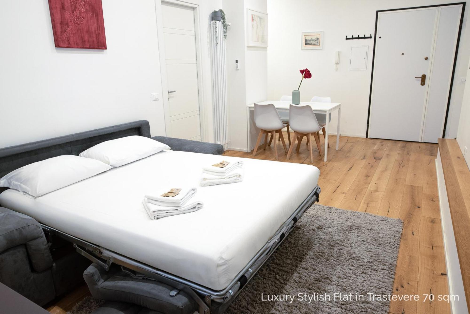 La Dolce Vita - Luxury Stylish Flats In Trastevere 70-90Sqm Rome Buitenkant foto