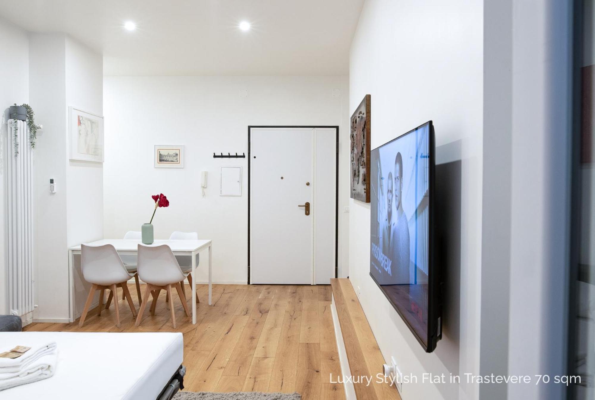 La Dolce Vita - Luxury Stylish Flats In Trastevere 70-90Sqm Rome Buitenkant foto