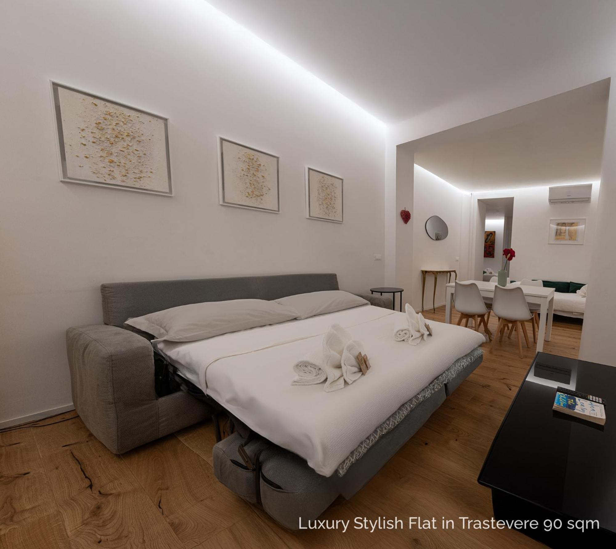 La Dolce Vita - Luxury Stylish Flats In Trastevere 70-90Sqm Rome Buitenkant foto