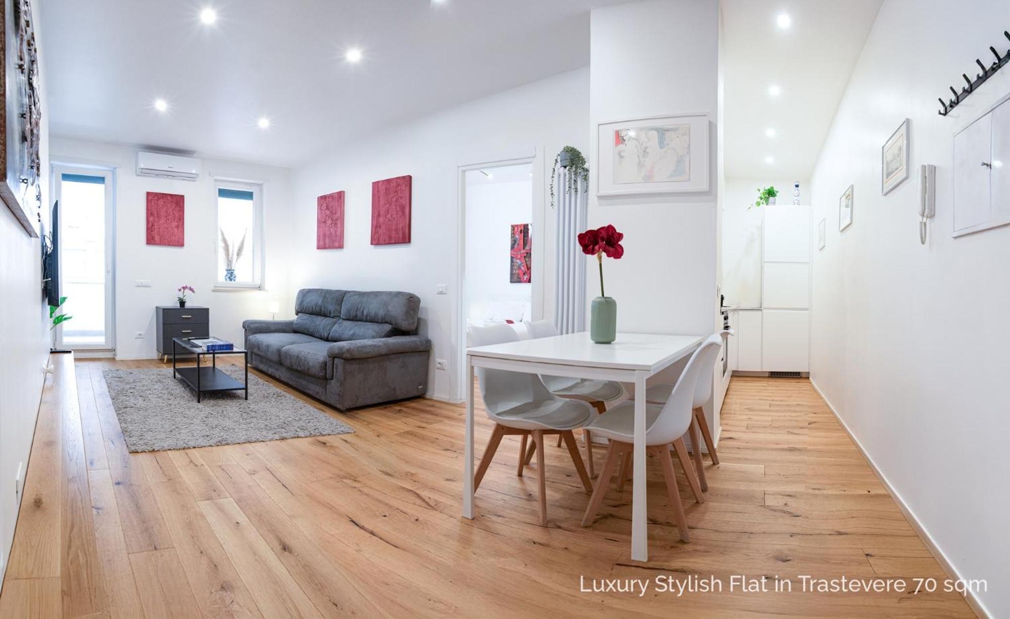 La Dolce Vita - Luxury Stylish Flats In Trastevere 70-90Sqm Rome Buitenkant foto
